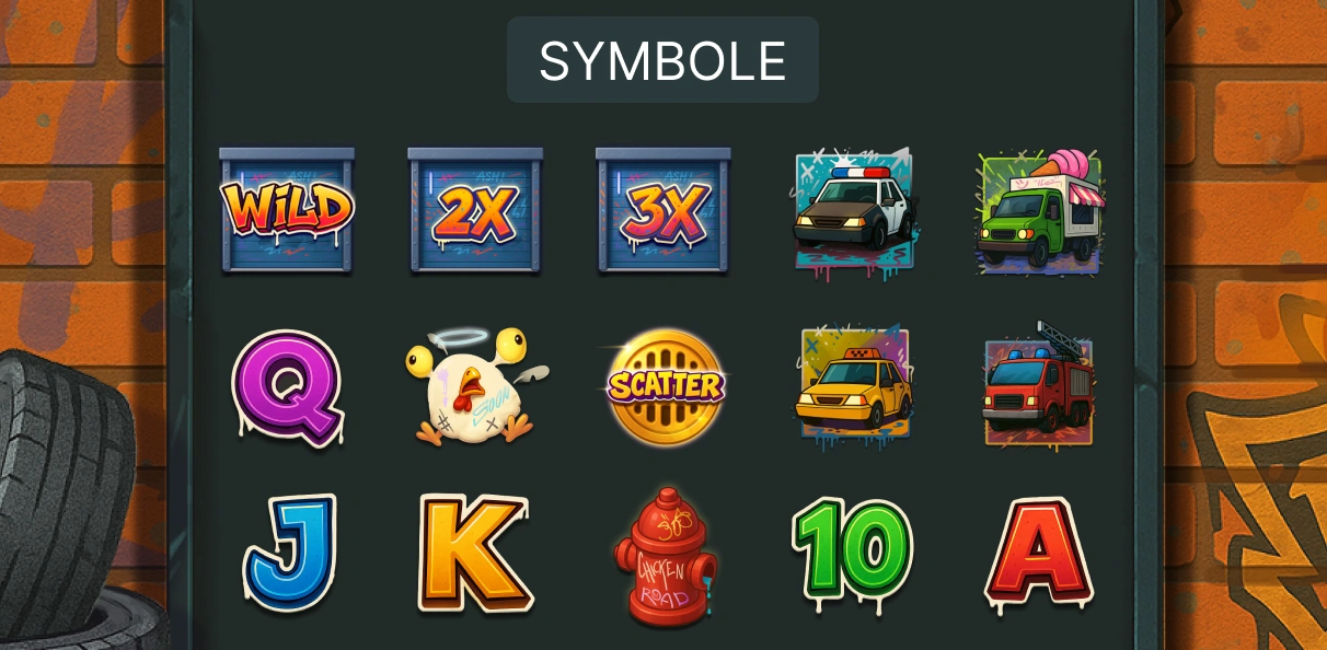 Chicken Royal Symbole Image.